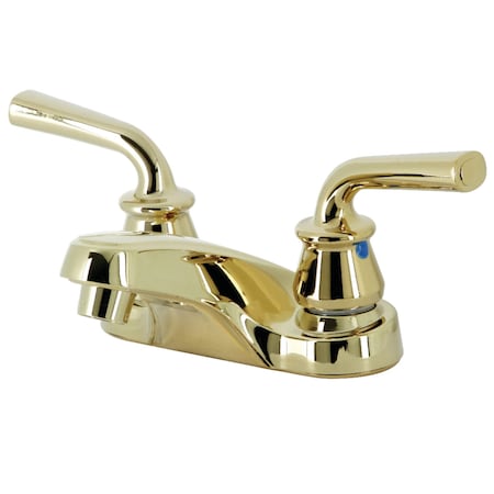 Kingston Brass 4" Centerset Bathroom Faucet, Polished Brass KB252RXLLP